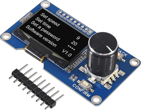 AITRIP 1PCS 1.3-inch OLED Display Module with Button EC11 Rotary Encoder Interface LCD