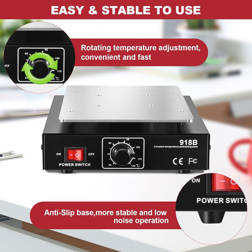 7 Inch LCD Screen Separator Preheating Panel 110V 450W Touch Glass Separator for Phone Repair