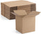 Eupako 4x4x4" Cardboard Box Mailers, 25 Pack Brown Cube Corrugated Shipping Boxes for Mailing