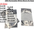 Reclosable Zip Poly Bags, 9x12W, 100 Bags, 2 Mil Clear Plastic with Resealable Lock Seal for Travel, Storage, Shipping