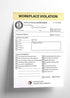 Cubefinds Office Workplace Violation Notice, Funny Workplace Police Message for Coworkers, Self-Adhesive Sticky