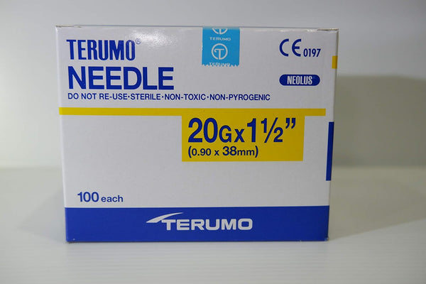 20G x 1 ½” (0.90x38mm) 100 Each/Pack
