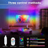 Borllyem 47Modes Smart ICRGB LED Lights Bars, TV Backlight with Double Light Beads, App Control, RF Remote, Music