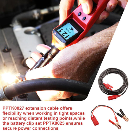 Zivceng PPTK0027 20FT PPTK0025 Clipset 3Ez/3/3S SetPPTK0027 PPTK0025 Extension Cable and Ect Battery Fit for Power