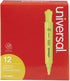 Universal UNV08861 Desk Highlighter Chisel Tip Fluorescent Yellow (1 Dozen)