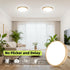 1PACK 5CCT 7Inch 15W 100W Closet hepside Flush Mount LED Ceiling Light Fixture & Equivalent Light Fixture,Small Round