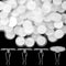 60 Pack Self-Adhesive Ceiling Hooks for Hanging, Damage-Free No-Drill Transparent Wall Hanger