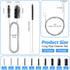 16pcs Long Tube Cleaner Set, Extra Long Hose Cleaning Brush for Fish Tank, Kitchen, Straw