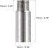 uxcell Shower Head Extension Arm, Stainless Steel 1/2PT Male to 1/2PT Female Thread 70mm Length Cast Pipe Fitting