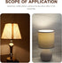 1 47 X19.65 Inch VOSAREA Roll Lamp Shade Material Diy Adhesive Styrene Sheet Lamp Shade Making Fabric Pre Cut Length
