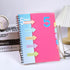 CAGIE 8.5 x 11 Spiral Notebook - 220 Pages Hardcover 5 Subject College Ruled Notebook with Removable Dividers for School