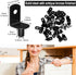 Cerpourt 40 Pegs,1/4 Inch Closet Pcs Shelf Pins L-Shaped Shelf Support Pegs,Bookshelf Pegs for Shelves,Cabinet Shelf