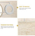 6X6X7 Inches E14 Bulb Linen Fabric Lampshade Beige Semi-Circle Heightened Design for Table and Pendant Lamp Decoration