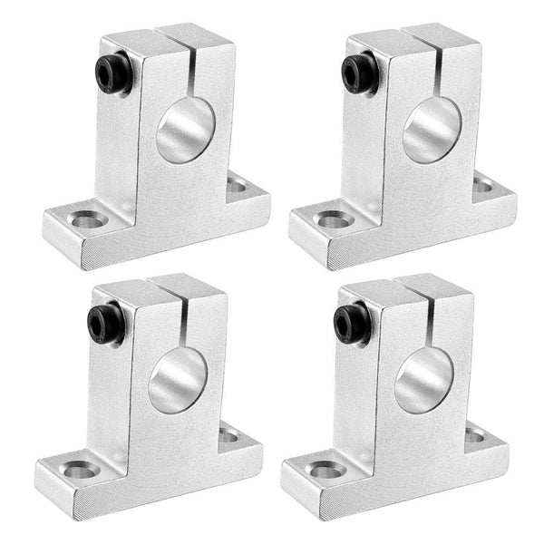 4PCS SK8 Aluminum Linear Rod Rail Shaft Support - Guide Motion for 8mm Diameter Shaft