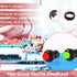 12mm Mini Latching Push Button On Off Switch, 6pcs Red & 6pcs Green, Self-Locking Micro Round Momentary Toggle Switch