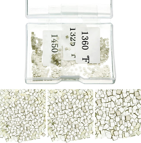 4.5 Grams (About 500 Pcs) Silver Solder Jewelry Precut Chips, Ultra Tiny Medium Density Easy Solder