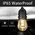S14 4Pcs 12V 1W Luces para Patio,Guide Pillar LED String Lights Outdoor Waterproof PET Garden Christmas Atmosphere