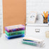 Nicunom 8 Pack Plastic Pencil Boxes, Large Capacity Pencil Case Boxes, Kids Pencil Case, Crayon Box with Snap-tight Lid