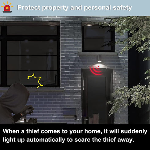 CICINY Motion Sensor Light Bulbs- 9W (60-Watt Equivalent), E26 5000K Daylight A19 800LM, Dusk to Dawn Security Light