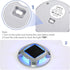 1 Pack, 2 AGPTEK Solar Driveway Lights Outdoor Color Modes LED Deck Dock Marine Waterproof Security Marker Lights