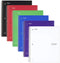 Five Star Spiral Notebooks, 5 Subject, Wide Ruled, 200 Sheets, Assorted Colors, 6 Pack