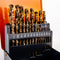 INTOO Hss Cobalt Drill Bits Set, 21PCS Triangle Shank Industry Drill Bits with Golden Ratio Tip