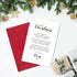 Daddy to be Poem Christmas Card with Envelopes, Funny Christmas Gifts for Dad, Unique Christmas Gift ideas for Daddy