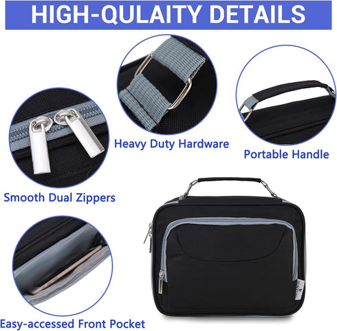 VONXURY Large Pen Pencil Case, High Capacity Art Colored Pencil Pouch with 2 Detachable Layers