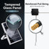 IP65 Sumaote Solar Shed Light Indoor Outdoor, Warm White & Cool White Pendant Light with Pull String, Waterproof Solar
