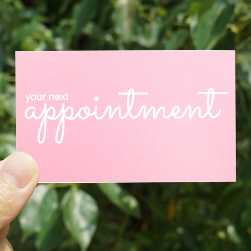 RXBC2011 Appointment Reminder Cards Pack of 100, Pink