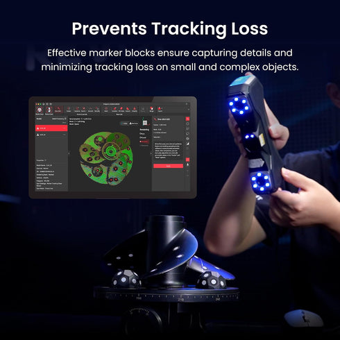 3D 3D 6.0 mm 3D 3D 3D 30 725 Revopoint Marker Tape for Scanning, Scanning Markers for Scanners, Tracking Dots Reference