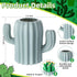 Resurhang 68 Set 8 50 9 Pcs Cactus Stationery Includes Cactus Pencil Holder Cactus Shaped Gel Ink Pens Waterproof Vinyl