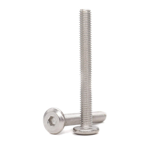 binifiMux 10pcs M6 x 55mm Rivet Countersunk Socket Cap Allen Head Bolts Screws for Furniture, 304 Stainless Steel