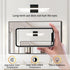 16in 3 3000K/ 4000K/ 5000K LED Bathroom Vanity Light Color Temperature Over Mirror Lighting Fixture Modern Indoor Black