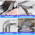 ADHES Professional Glass Fiber Aluminum Foil Tape, 2 Inch x 82 Feet, 6 Rolls Heat Proof Tape for HVAC Repair
