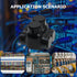 3-Pack 4-14AWG 2 MAKERELE Insulated Inline Splice/Multi Tap Connectors, Port Pre-Filled Oxide Inhibitor Connectors