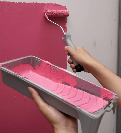 8 Piece Mini Paint Roller Kit - 4 Inch Foam Paint Roller, Microfiber Rollers, Small Paint Roller with Tray
