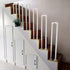 PAUANI Stair Railing - U-Shaped Wrought Iron Stair Handrails, Elderly Children's Guardrail for