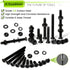 K Kwokker 1480Pcs M3 4mm 35mm M3 Countersunk 3D 4/5/6/8/10/12/16/20/25/30/35mm Flat Head Phillips Machine Screws