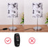 5 Pcs Inline Switch, Black Cord Appliance Button ON OFF for Lamp, Rated 10A 250V, Replacement Control Wiring