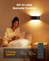 3 8000mAh PopoIron Motion Sensor Wall Sconce Indoor with Remote Control Colors Wireless Wall Light LED Wall Sconces