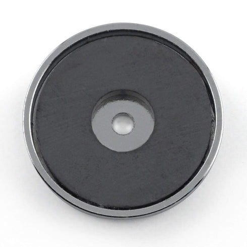 Master Magnetics Ceramic Round Base Magnet - 1.21" Diameter, 0.180" Thick, 11 lb. Pull, Pack of 12