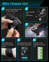 Wizstar LED Flashlight Gloves, Fathers Day Dad Birthday Gifts for Men Boyfriend Him Husband, Easter Basket Stuffer
