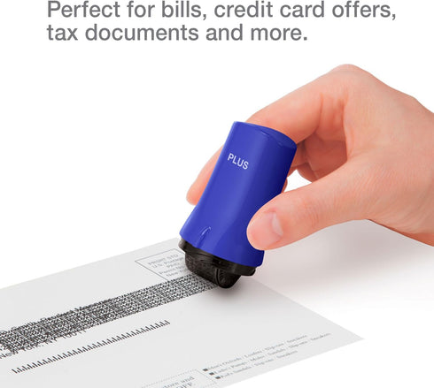Guard Your ID Confidential Security Roller Set Advanced 2.0 for Identity Theft Protection (Regular 3-Pack, Blue)