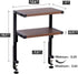 Clamp on Desk Shelf, 12.6 x 7 Inch 2-Tier Shelving Unit, Storage Tray for Office Home Desktop Organizer