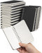 Mini Spiral Notebooks 3x5 Bulk, 30 Packs Pocket Memo Pads, Black Cardboard Cover for Home Office School (60 Sheets)