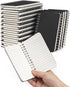 Mini Spiral Notebooks 3x5 Bulk, 30 Packs Pocket Memo Pads, Black Cardboard Cover for Home Office School (60 Sheets)