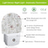 AOWULA Wildflowers Poppy Chamomile Night Light,Plug into Wall Nightlights with Dusk to Dawn Light Sensors,Nightlights
