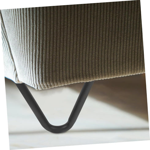 4pcs DOITOOL Metal Hairpin Table Legs Durable and Easy to Install Furniture Legs for Coffee Tables Desks and Tv Stands
