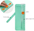 Paper Cutter, A4 Paper Trimmer with Security Safeguard & Side Ruler Portable Straight Edge Cutter for Scrapbooking Craft Paper, Photos, Label, Cardstock (green) by QYQRQF